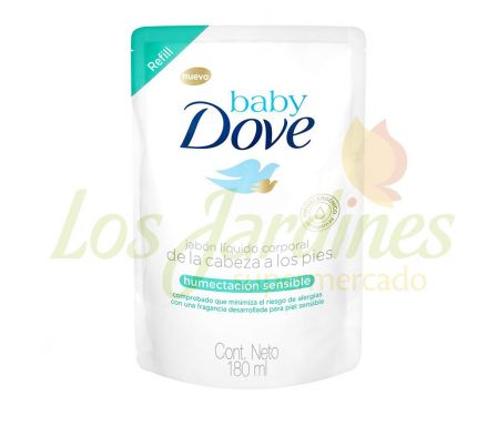 JABON LIQUIDO DOVE BABY H SENS REP 180 ML