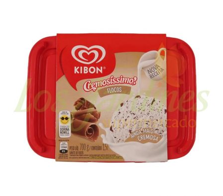 HELADO AMANDAU KIBON CREMOS FLOCOS 1,5L/700G