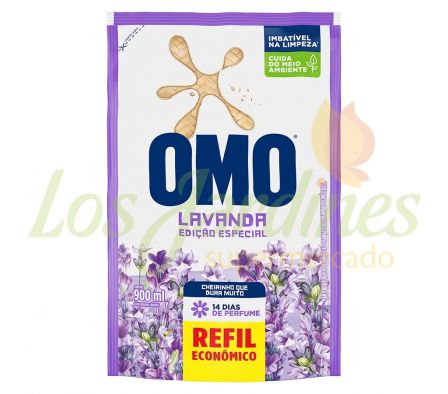 DETERGENTE LIQUIDO OMO LAVANDA 900ML