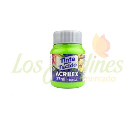 PINTURA PARA TELA ACRILEX VERDE MANZANA 37ML
