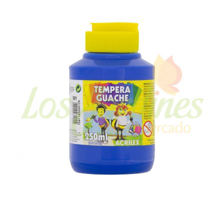 TEMPERA ACRILEX AZUL TURQUESA 250 ML