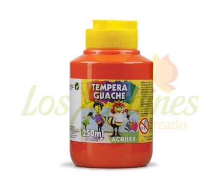 TEMPERA ACRILEX NARANJA 250ML