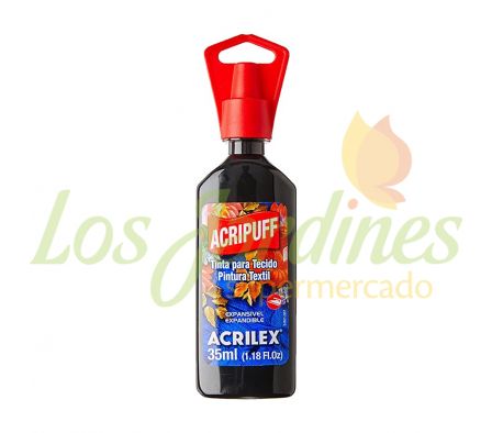 PINTURA ACRILEX ACRIPUF NEGRO 35ML