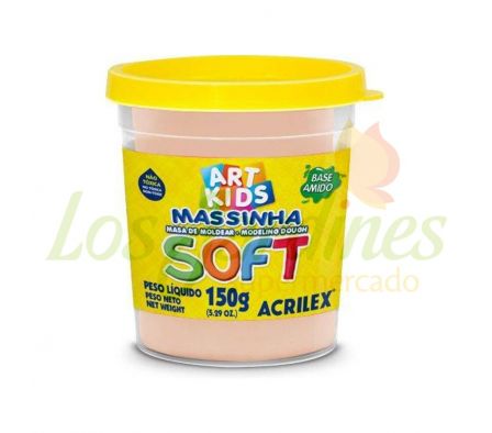 PLASTILINA ACRILEX SOFT COLOR PIEL 150G