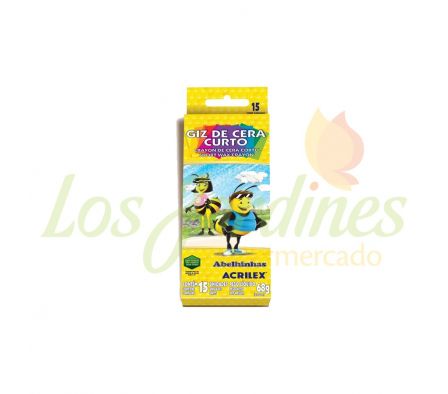 CRAYOLA CORTA ACRILEX 15 COLORES