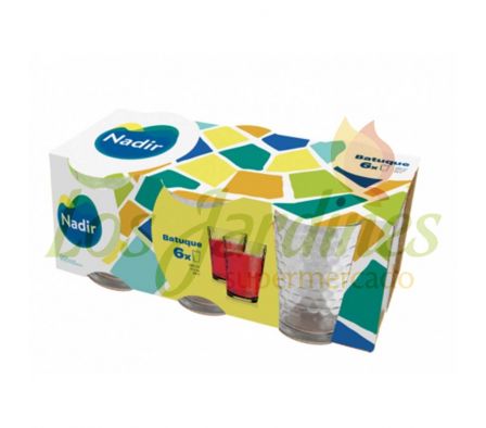 VASO BATUQUE MULTIUSO 280 ML 6PZS-
