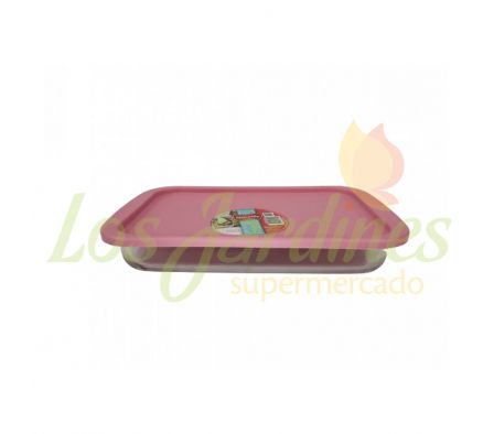 ASADERA RECTANGULAR MEDIANA 2,2LTS C/TAPA C