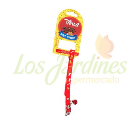 CORREA CHICA CON CASCABEL VARIOS COLORES VERSIL