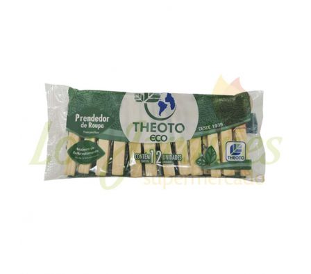 PINZA DE MADERA P/ROPA X 12 UNID