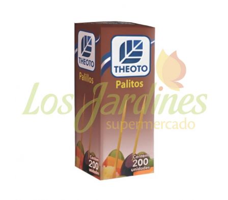 PALITO P/DIENTE THEOTO 12 X 20X 200 UN