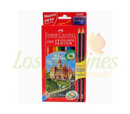 LAPIZ DE COLOR FABER LARGO 12 UNID REF.120112E/+2G