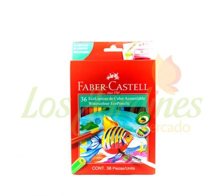 LAPIZ DE COLOR FABER CASTELL ACUARELADO 36UN