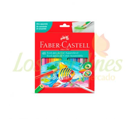 LAPIZ DE COLOR FABER CASTELL ACUARELADO 48UN