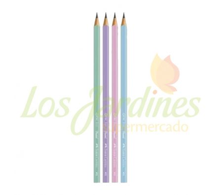 ECOLAPIZ DE GRAFITO COLOR PASTELL TRIANG.REF.1205P