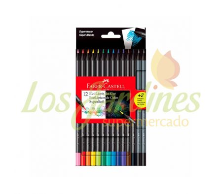 ECOLAPIZ FABER 12 COL SUPER SOFT FABER