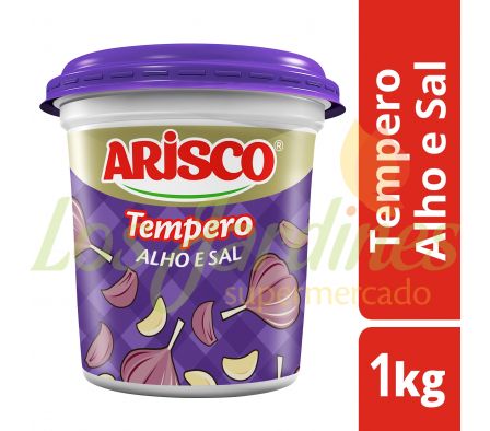 TEMPERO ARISCO AJO Y SAL 1KG