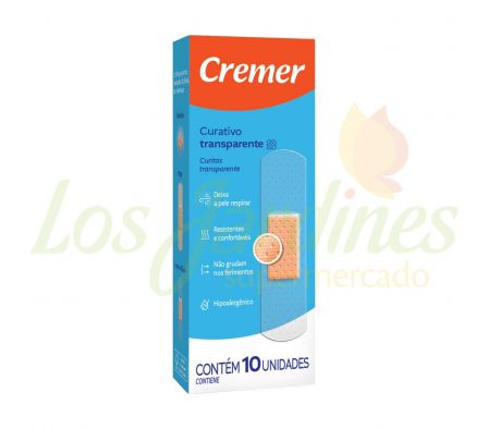 CURITAS CREMER TRANSPARENTE C/10 UN