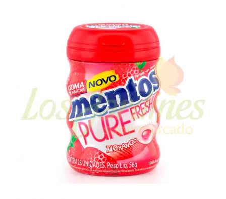 GOMA MENTOS FRUTILLA 56GR