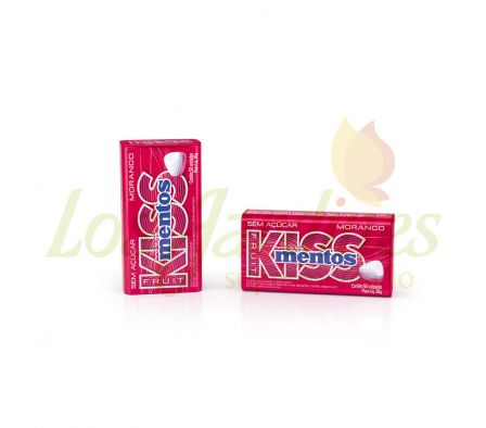 MENTOS KISS MORANGO 35GR