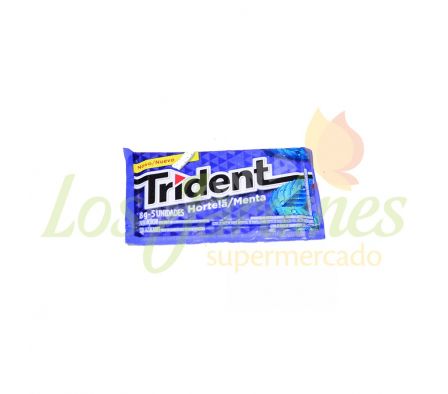 CHICLE ADAMS TRIDENT HORTELA 8G