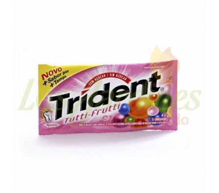CHICLE TUTTI FRUTTI TRIDENT