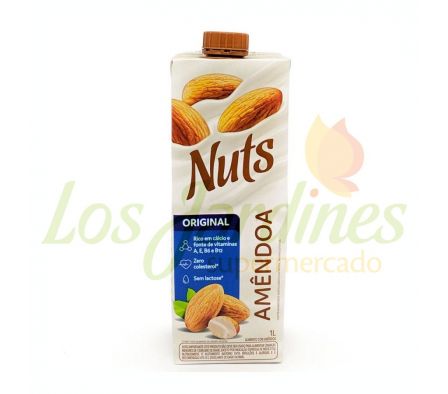BEBIDA DE ALMENDRA NUTS ZERO 1L