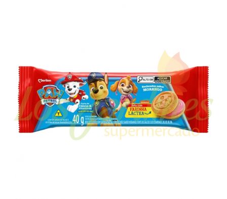 GALLETITA MARILAN RELLENA FRUTILLA PAW PATROL 40G