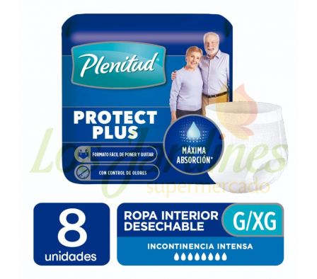 ROPA INTERIOR PARA ADULTO PLENITUD G/XG 8UN