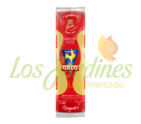 FIDEOS GALO SEMOLA SPAGHETTI 500G