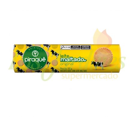 GALLETAS PIRAUE LECHE MALTEADA 132G