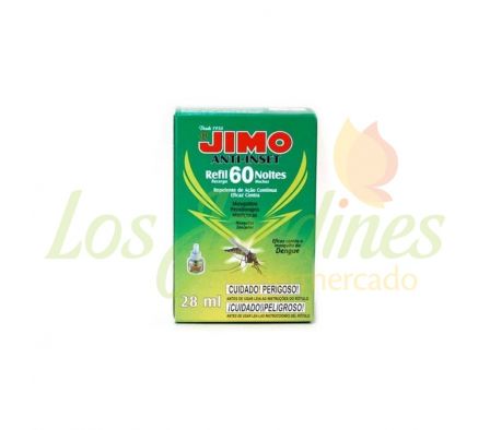 JIMO ANTI-INSET 60 NOCHES RECARGA 28ML