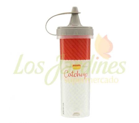 BOTELLA DECORA 250ML (KETCHUP RETRO) PLASUTIL