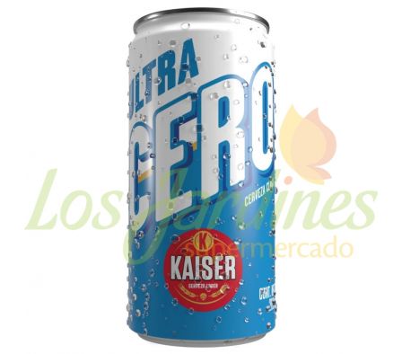 CERVEZA KAISER ULTRA CERO LATA 269ML