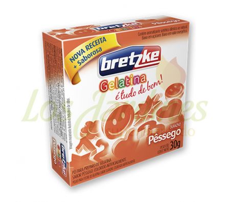 GELATINA DURAZNO BRETZKE 30 GRS