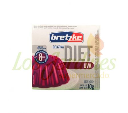 GELATINA BRETZKE DIET UVA 10G