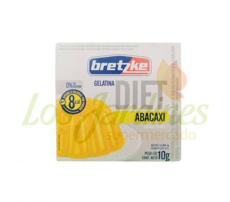 GELATINA BRETZKE DIET PIÑA 10 GR
