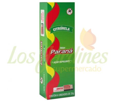 VELA PARANA CITRONELA 6Ux25G