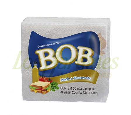 SERVILLETA DE PAPEL BOB 22 X 33 CM 50 UNID