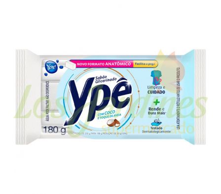 JABON EN BARRA YPE COCO Y AVENA 180GR