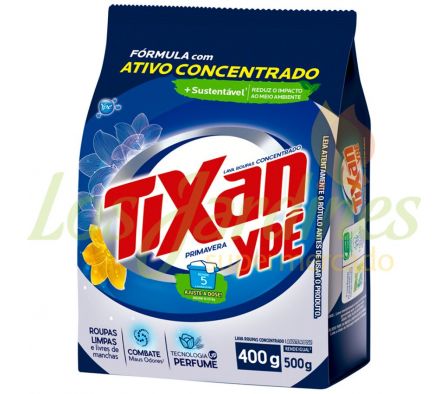 JABON EN POLVO TIXAN SACHET PRIMAVERA 400 GR