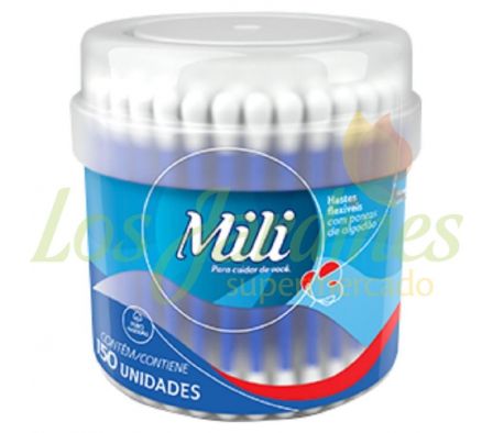 COTONETE MILI HASTES FLEXIBLES POTE 150 UND
