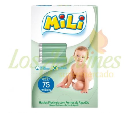 COTONETES MILI HASTES FLEXIBLES 75 UND