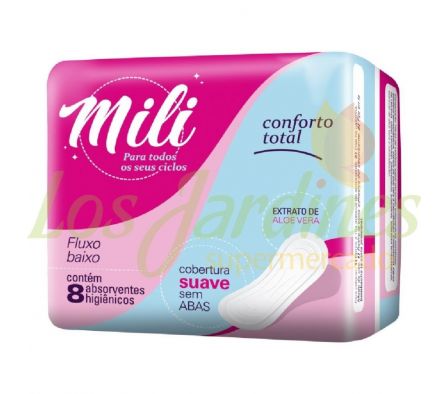 TOALLA FEMENINA MILI ABS S/ALAS PROT. TOTAL SUAVE