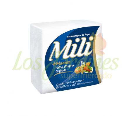 SERVILLETA MILI 30X29,5CM 50UN