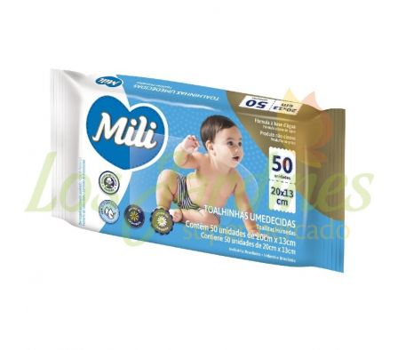PACK TOALLITA HUMEDA MILI FLOW 50U