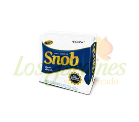 SERVILLETAS DE PAPEL SNOB 24X22CM 50UN