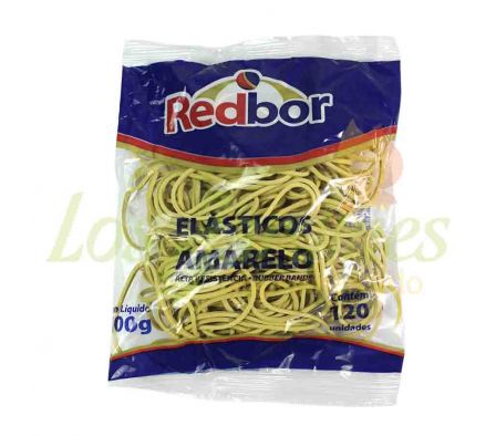 GOMITAS PARA BILLETES RED-BOR 100 G AMARILLA 120 U