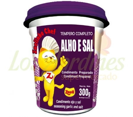 CONDIMENTO AJO Y SAL ZARLI 300G