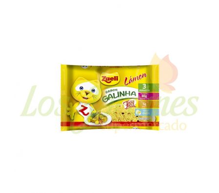 FIDEO INSTANTANEO SABOR A GALLINA ZAELI 85G