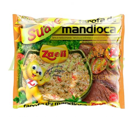 FAROFA ZAELI PRONTA SUAVE 250G